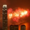 2011 National Day fireworks in Hong Kong.